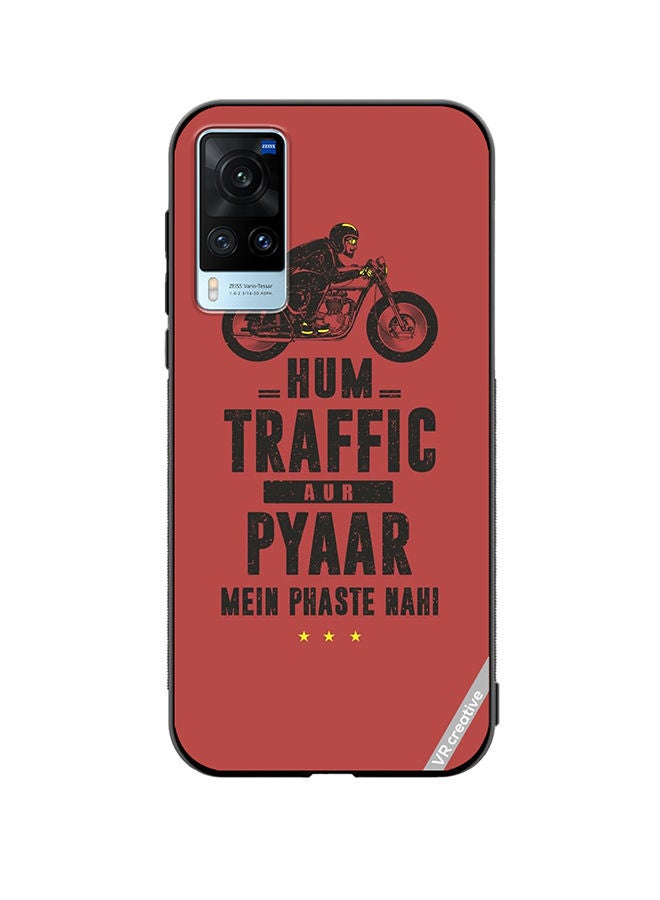 VR CREATIVE Protective Case Cover For Vivo X60 Traffic Aur Pyaar Design Multicolour - Image 1
