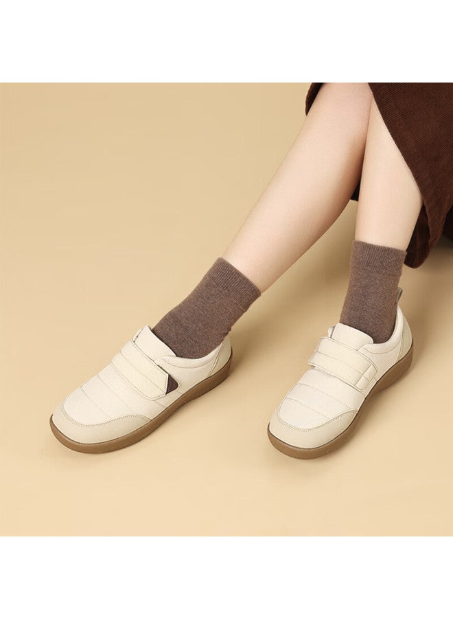 Pansy Casual Shoes For Women, Fleece-lined For Warmth, Versatile Soft-soled Lightweight Comfortable Shoes 4270 Black Size 37 - Image 4