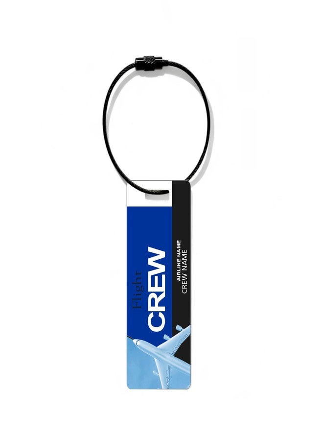 SeQr Lost and Found Custom Bag Tag/Custom Crew Bag Tag/Custom Luggage Tag/Custom Travel Bag Tag/Custom Metal Bag Tag - Image 1