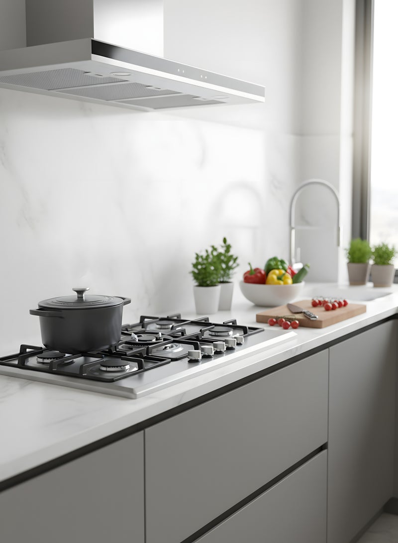 كومتيل موقد بلت ان - 60*90 - استانليس استيل - شبك ثقيل - مفاتيح امامية - M9-50BTF - Image 4