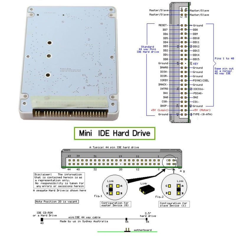 Chenyang NGFF B/M-Key SSD to 2.5 inch IDE 44Pin Hard Disk Case Enclosure for Laptop - Image 4