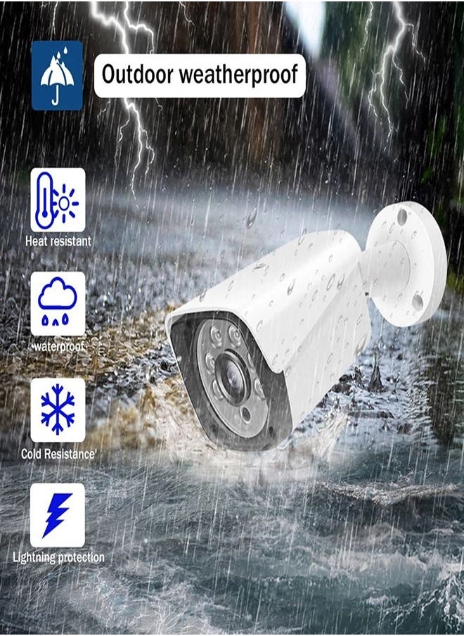 Generic - Camera  3 Mega HD wired surveillance and recording 3.6  lens diameter - Image 1