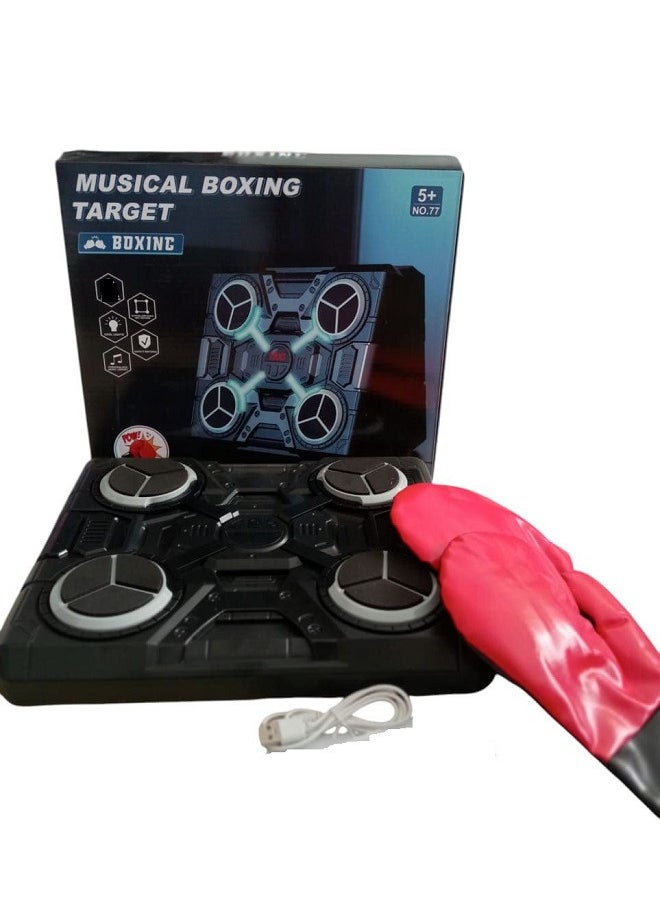 Generic Music Boxing Machine, Smart Musical Boxing Machine, Wall Mounted Smart Boxing Target, USB Charging, Boxing Training Equipment Gifts for Kids, Adults  - Image 3