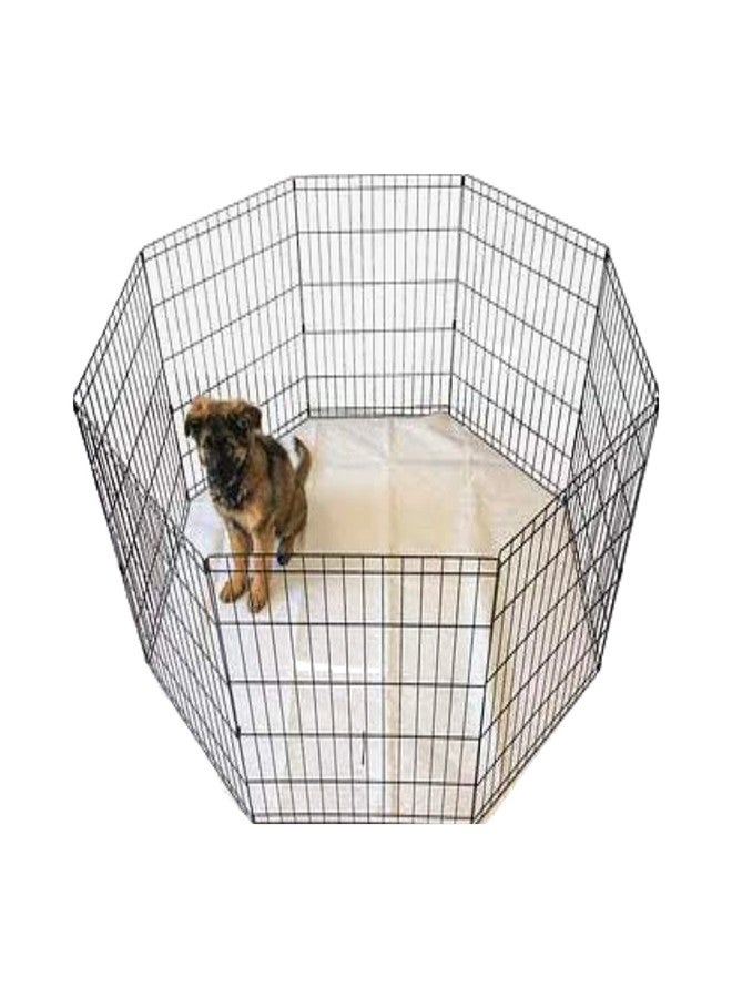 Midlee Reusable Octagon Playpen Dog Pee Pad-64" x 64" Set of 2 - Image 4