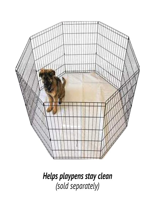 Midlee Reusable Octagon Playpen Dog Pee Pad-64" x 64" Set of 2 - Image 3