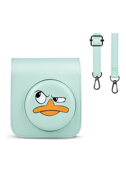Fujifilm Instax Mini 12 / Polaroid mini 12 Case, Fujifilm Instax Mini 12 Instant Camera PU Leather Case with Adjustable Shoulder Strap Removable Case