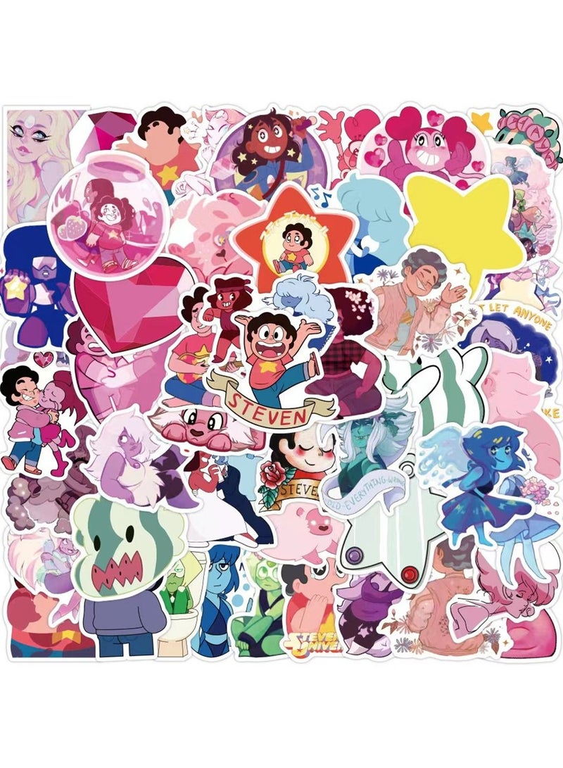 general 50-Piece Steven Universe Cute Vinyl Waterproof Sticker