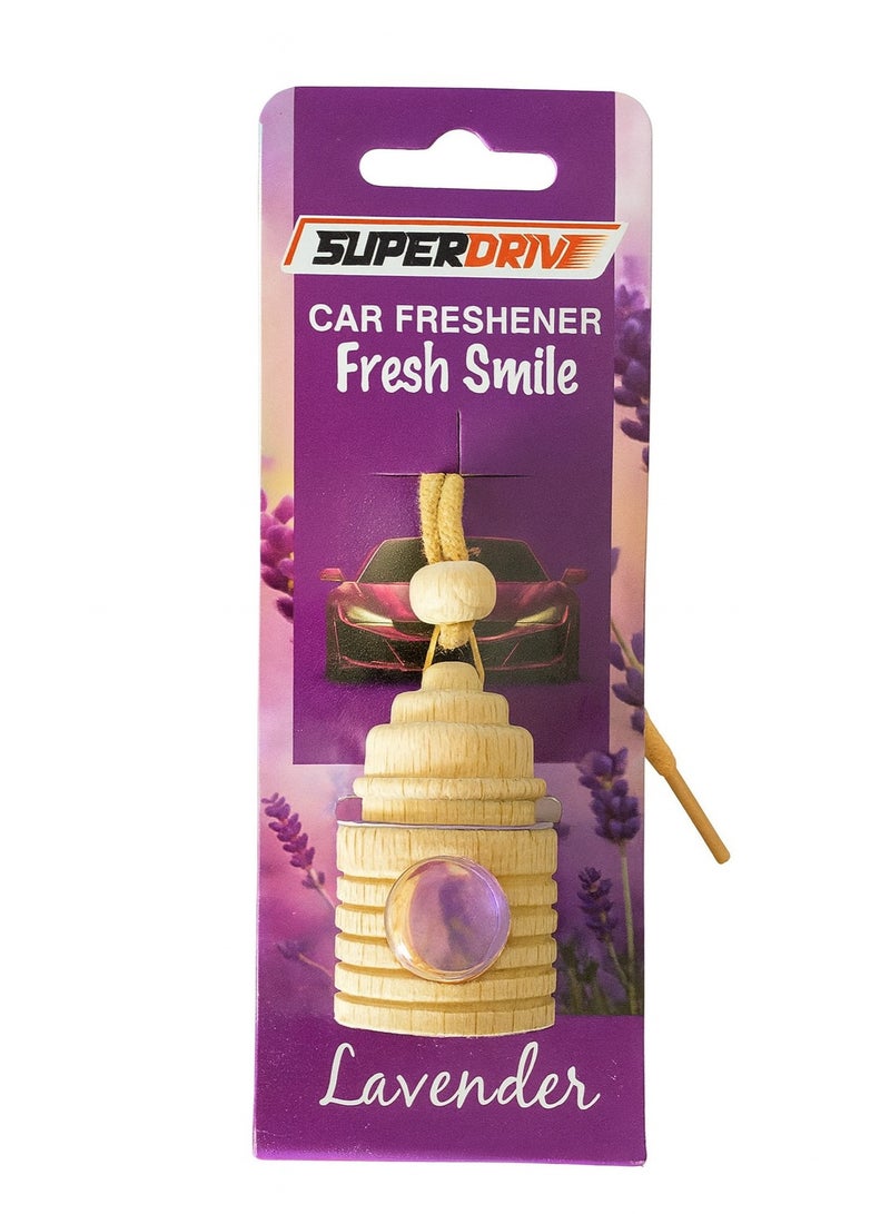 SUPERDRIVE Fresh Smile – Car Air Freshener – Lavender - Image 2