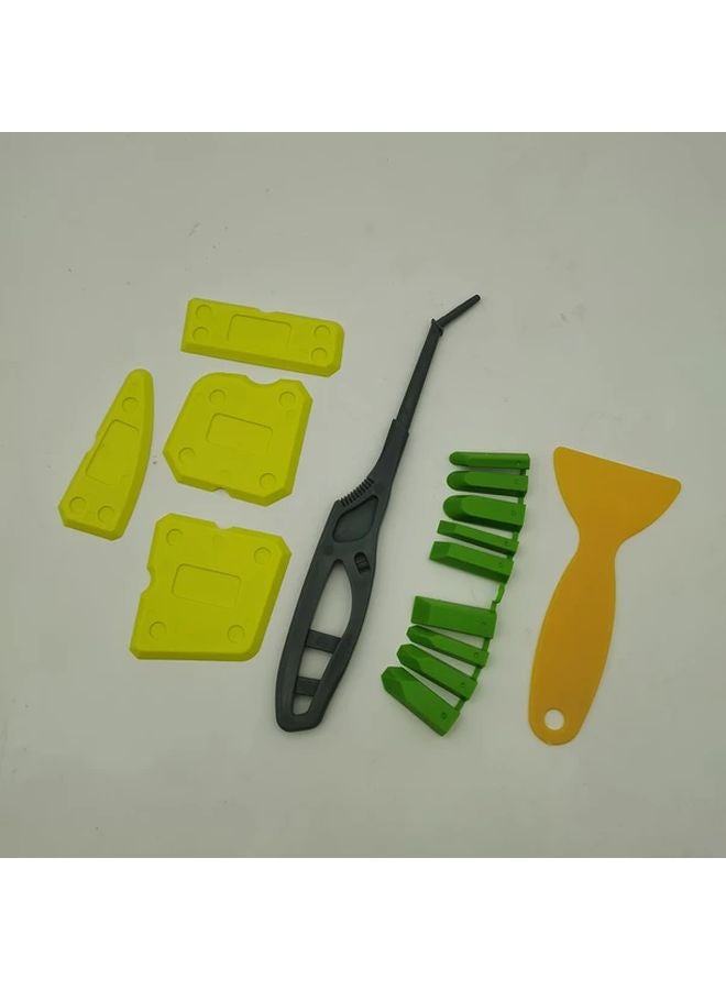 15pcs Silicone Caulking Tool Kit For Bathroom Kitchen Window Floor Sink Joint Caulk Removal - Image 1