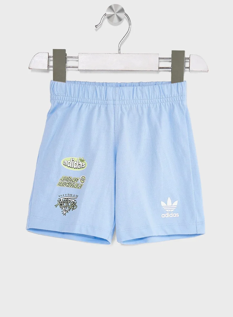 adidas Originals Kids Adicolor Shorts And T-Shirt Sets