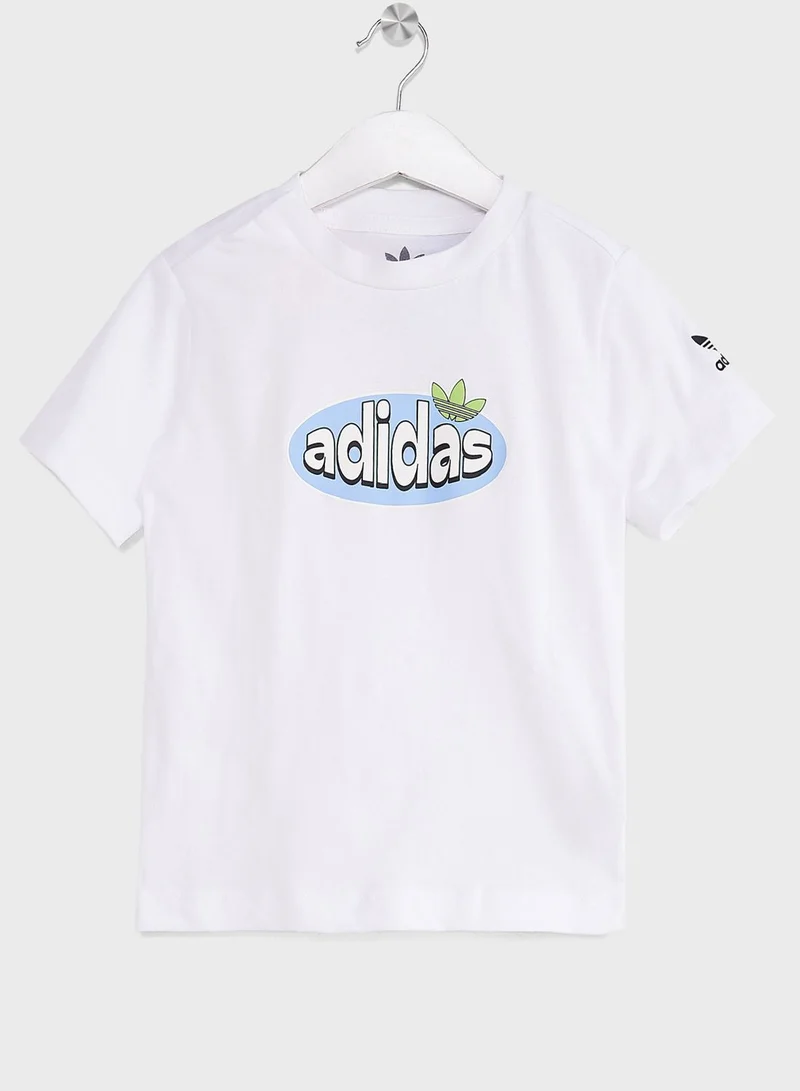 adidas Originals Kids Adicolor Shorts And T-Shirt Sets