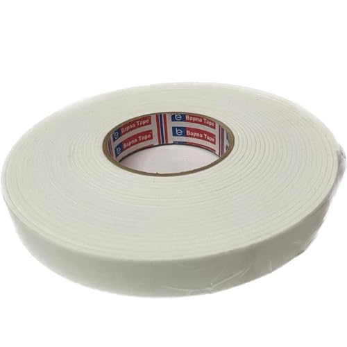 Bapna White Gasket Foam Tape 1 Inch (24mm) x 3mm Thick x 10M – Waterproof Windproof Noise-Reducing Self-Adhesive Seal for Doors Windows Furniture Electrical Cabinets & More - Image 3