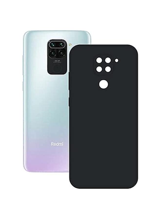 vesus غطاء هاتف شاومي ريدمي نوت 9 نحيف مرن ناعم مع حماية الكاميرا غطاء خلفي لهاتف شاومي ريدمي نوت 9 أسود