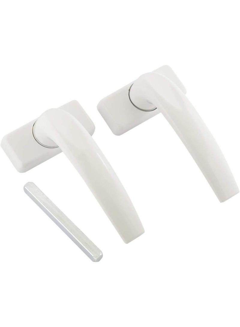 KNP Aluminum Door Handle 4 Screw Type - White - Image 1