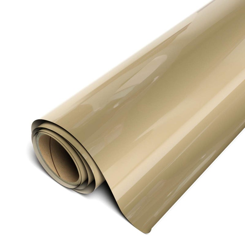 Siser EasyWeed Heat Transfer Vinyl 118 x 5ft Roll Vegas Gold Compatible with Siser Cricut Silhouette and Other CraftProfessional Cutters CPSIA Certified