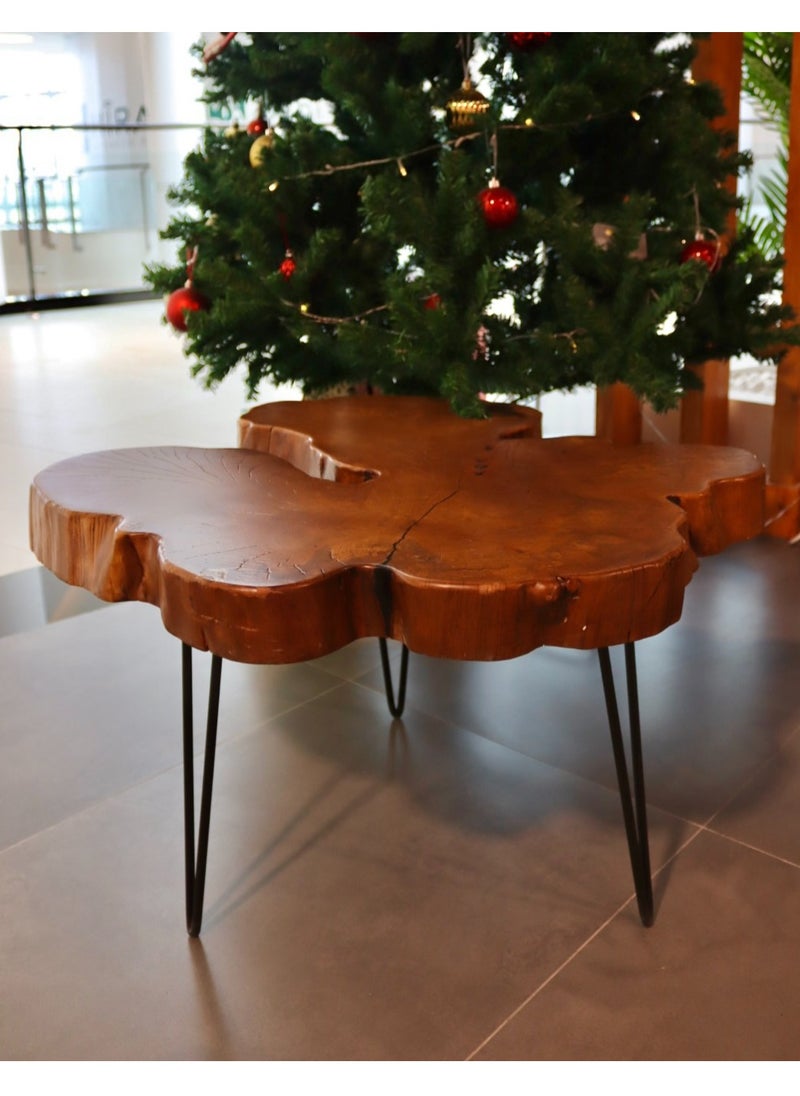 Schondor Furniture - Wooden Table | Side Table | Coffee Table | Made From Walnut Wood | Perfect For Bedroom & Living Room - Image 1