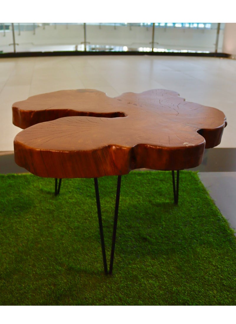 Schondor Furniture - Wooden Table | Side Table | Coffee Table | Made From Walnut Wood | Perfect For Bedroom & Living Room - Image 1