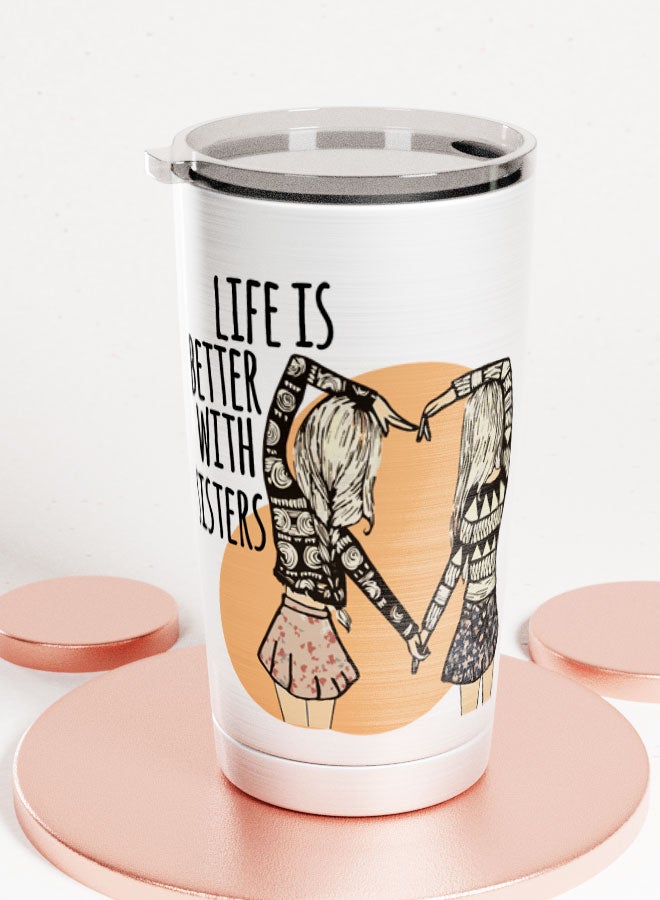 Alumunium Tumbler Best Sisters Gift Hot and Cold Tumbler Best Friends Gift BFF Present