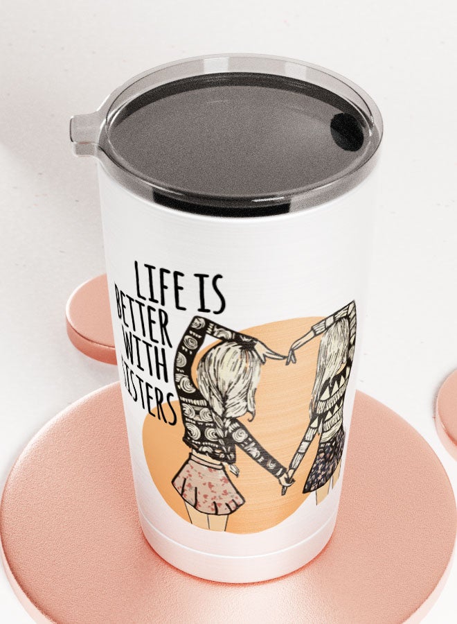 Alumunium Tumbler Best Sisters Gift Hot and Cold Tumbler Best Friends Gift BFF Present