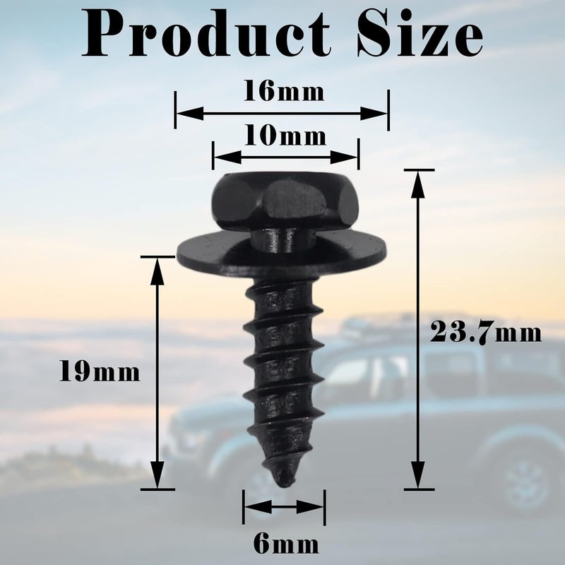 Gistilli 10pcs Fender Liner Bolts for Toyota and Lexus - Image 2