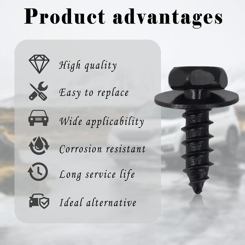 Gistilli 10pcs Fender Liner Bolts for Toyota and Lexus - Image 3