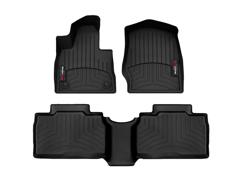 WeatherTech Custom Fit FloorLiners for Ford Explorer Hybrid Explorer ST Explorer 1st 2nd Row 44171614415752 Black