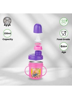 Nabhya Stainless Steel Baby Spout Sipper Cup For Kids Age 3 Months To 18 Months 250 Ml  - Image 3