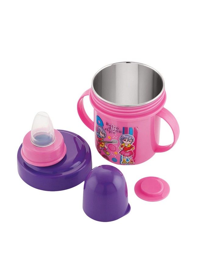 Nabhya Stainless Steel Baby Spout Sipper Cup For Kids Age 3 Months To 18 Months 250 Ml - Image 1