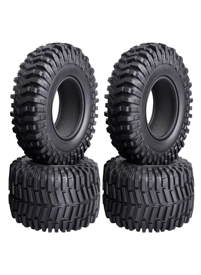 هوبي بارك إطارات HobbyPark 2.2 Crawler تناسب جنوط العجلات Beadlock مقاس 2.2 لسيارة Traxxas TRX4 Axial SCX10 II AX10 Wraith D90 مع حشوات إسفنجية (عبوة من 4 قطع) - Image 1