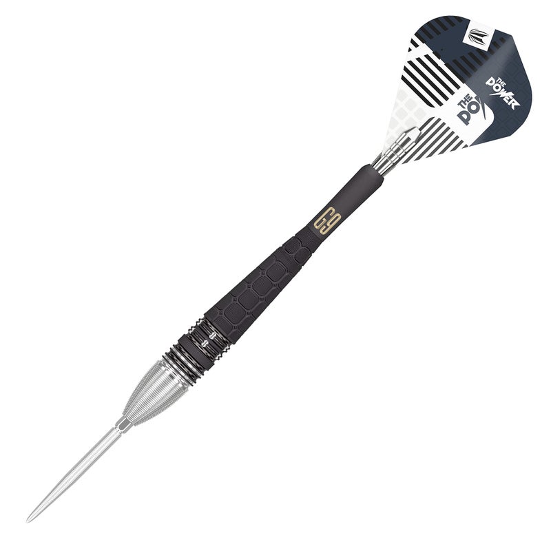 Target Darts Phil Taylor Power 9-Five Gen 9 22G 95% Tungsten Swiss Point Steel Tip Darts Set, Black and Silver (9FIVEGEN9STEEL) - Image 4