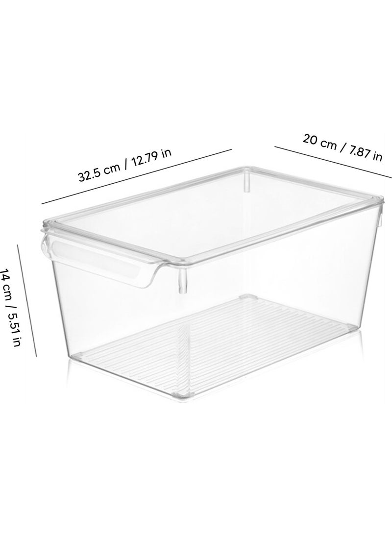 Refrigerator Organizer with Cover Inside the Refrigerator Organizer 14 X 32,5 X 20 Cm - pzsku/ZF974AAC5D5A2B52090B9Z/45/_/1739896293/dd779c37-e94a-4585-8325-223e66b31b57