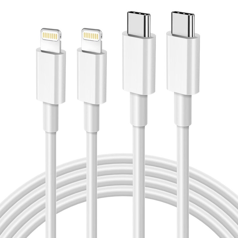 APFEN USB C to Lightning Cable [Apple MFi Certified] 2Pack 10FT iPhone Fast Charger Cable Power Delivery Type C Charging Cord Compatible with iPhone 14 13 13 Pro Max 12 12 Pro Max 11 XS XR X 8 - Image 1