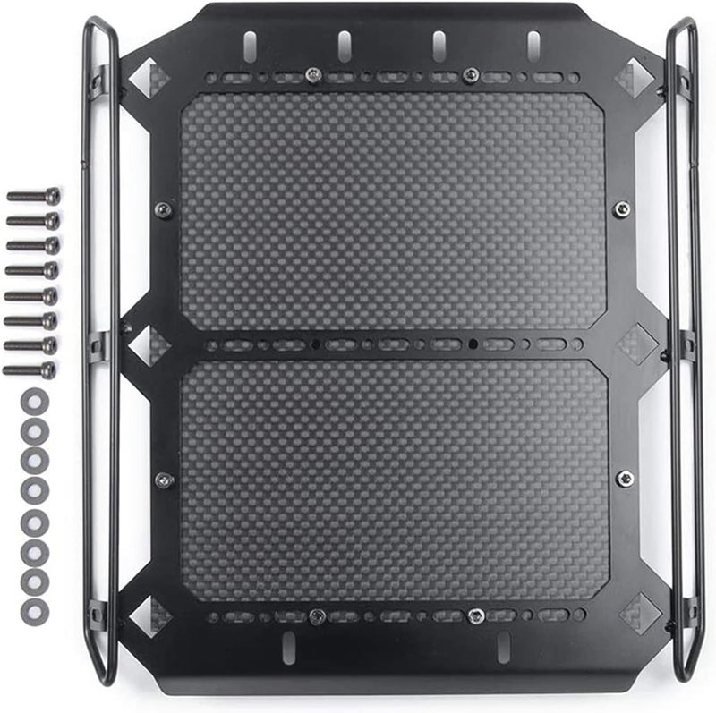 Yurefax حامل أمتعة معدني يوريفكس لسقف السيارة لسيارات التحكم عن بعد 1/10 - Image 3