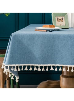 NIBEMINENT Waterproof and oil-proof cotton linen tablecloth no need to clean tablecloth  - Image 2
