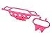 Traxxas 5835P Bumper FrontBumper Mount Front Pink - Image 3