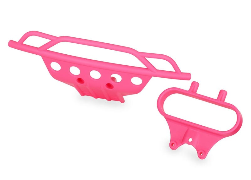 Traxxas 5835P Bumper FrontBumper Mount Front Pink - Image 2