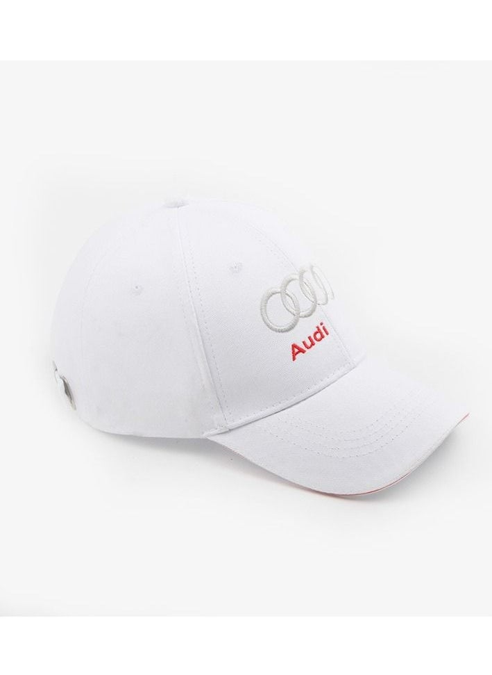 Audi - Audi Duck Tongue Hat White - Image 1
