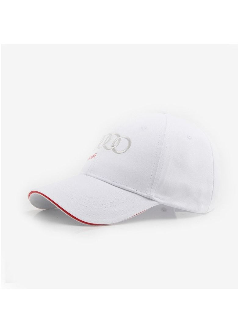 Audi - Audi Duck Tongue Hat White - Image 1