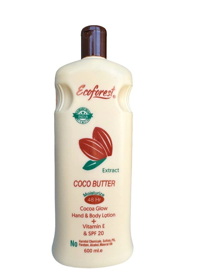 ECOFOREST Intensive care Advanced and Deep Moisture Nourishing Coco Butter body Lotion | 600 ML | With Vitamin E AND Coco Butter & SHEA Butter Extract | paraben free | sulphate free| SPF 20-600 ML - Image 1