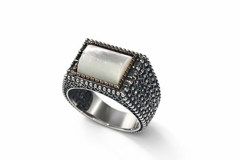 سيلفر تاون خاتم رجالي