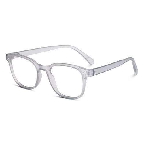 Creature Spectacles Frame Lightweight Specs With Zero Power|Medium (SUN-095-GRY) - Image 1