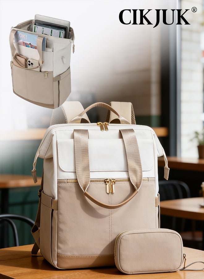 سِيكجُوك شنطه ظهر لابتوب لاب توب 17.3 بوصة رجالي نسائي، حقائب الظهر شنطة للسفر سفر كبيرة السعة مع حقيبة شنط منصة تخزين، ماء مقاومة حامل مع منفذ USB لجولات السفر في الجبال والاستخدام اليومي - Image 1