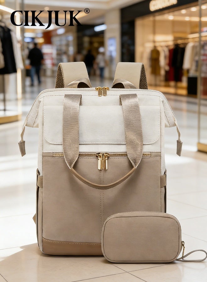 سِيكجُوك شنطه ظهر لابتوب لاب توب 17.3 بوصة رجالي نسائي، حقائب الظهر شنطة للسفر سفر كبيرة السعة مع حقيبة شنط منصة تخزين، ماء مقاومة حامل مع منفذ USB لجولات السفر في الجبال والاستخدام اليومي - Image 3