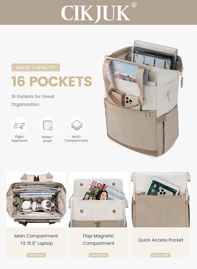 سِيكجُوك شنطه ظهر لابتوب لاب توب 17.3 بوصة رجالي نسائي، حقائب الظهر شنطة للسفر سفر كبيرة السعة مع حقيبة شنط منصة تخزين، ماء مقاومة حامل مع منفذ USB لجولات السفر في الجبال والاستخدام اليومي - Image 2