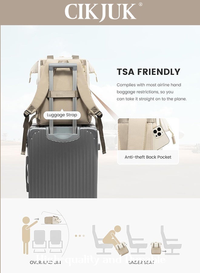 سِيكجُوك شنطه ظهر لابتوب لاب توب 17.3 بوصة رجالي نسائي، حقائب الظهر شنطة للسفر سفر كبيرة السعة مع حقيبة شنط منصة تخزين، ماء مقاومة حامل مع منفذ USB لجولات السفر في الجبال والاستخدام اليومي - Image 5