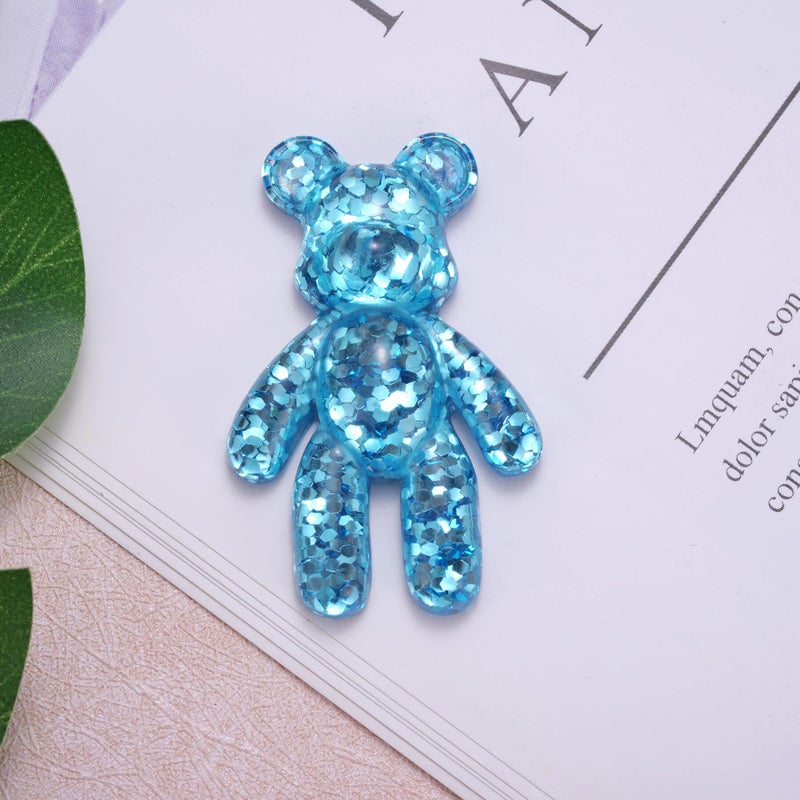 Aesnefe Pocket Worry Bear Hug, Anxiety Relief Keepsake, Mental Health Encouragement Gift, Emotional Support Token, Stress Comfort Gift for Teens & Adults, Blue - Image 2