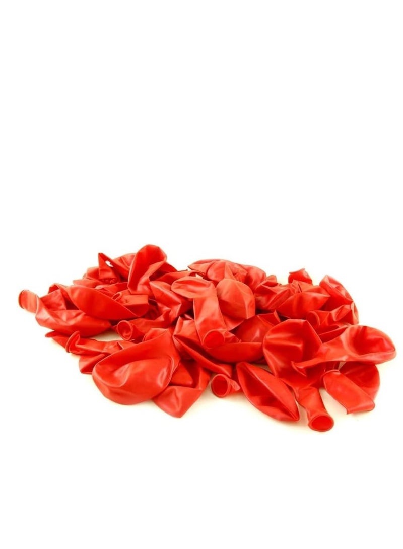 Generic Red Balloons (Pack of 100) for Birthday Parties, Weddings, or General Celebrations - Biodegradable, Latex, Unisex-Adults & Children - Image 4