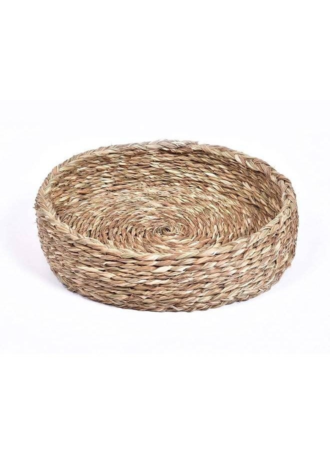 Ayra Natural Fiber Handcrafted Sabaii Grass and Bamboo Based Serving Box (Light Natural) 23x7.5cm  - Image 2