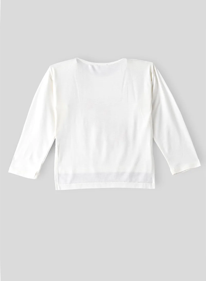 جيلين Knit t-shirt with print