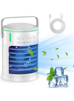 Generic Cooling Fan, Portable Air Conditioners Fan with 3 Speeds 7 Colors,Small Mini Ac Unit for Bedroom - Air Cooler for Room  - Image 1